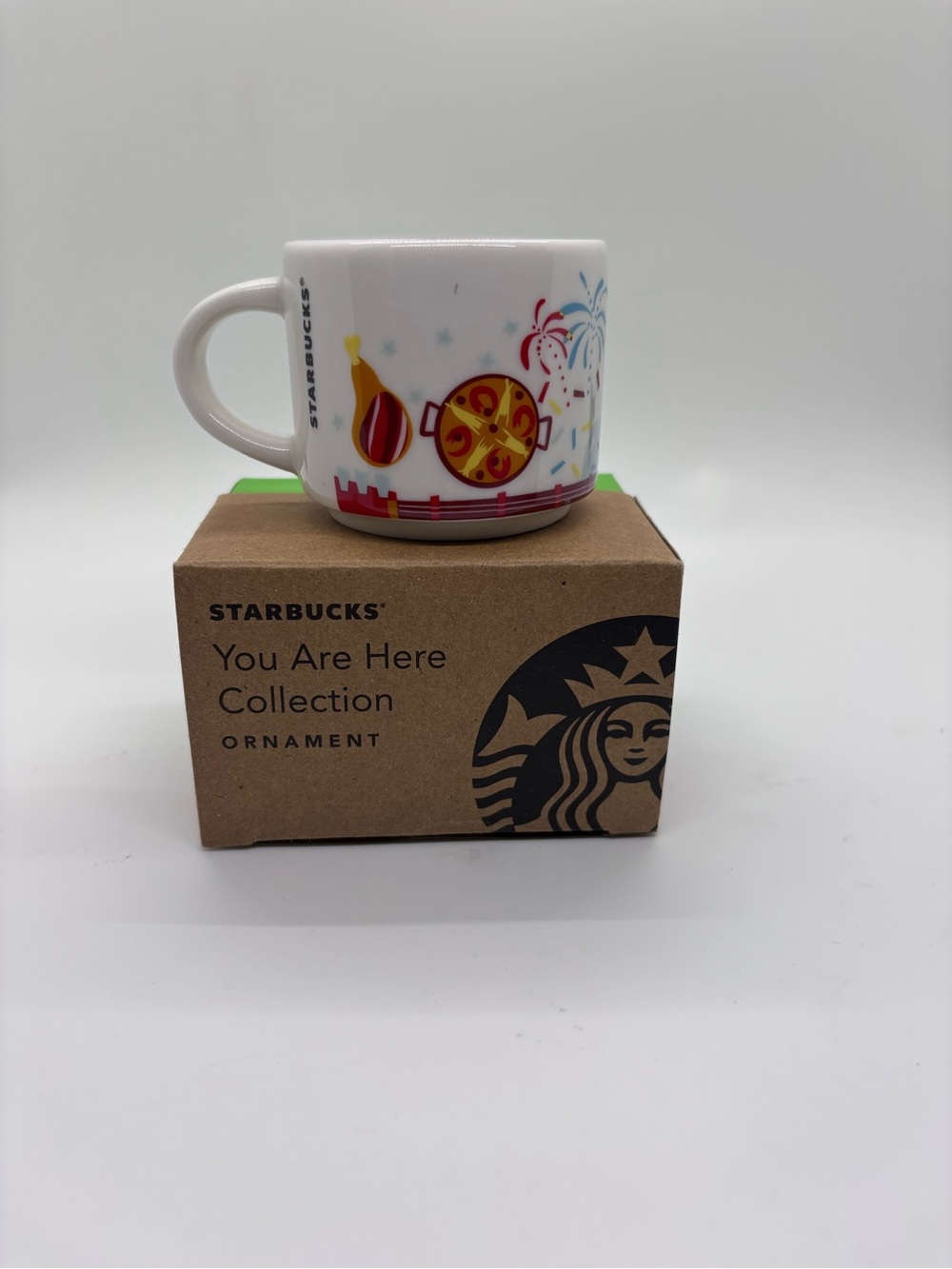 STARBUCKS 2023 SPAIN 2 FL OZ YAH COLLECTION CERAMIC CUP MULTI-COLOR - Picture 3 of 6